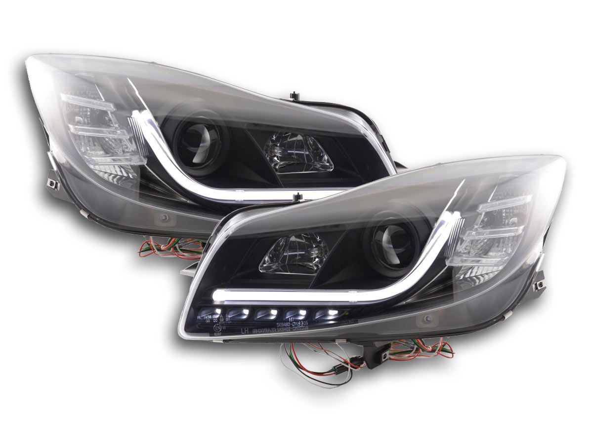 VAUXHALL INSIGNIA 09 ON BLACK LIGHT BAR DRL DAYTIME RUNNING HEADLIGHTS